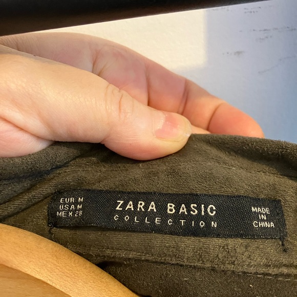 ❤️ Faux suede shirt. ZARA - Picture 4 of 4